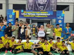 SMA KHZ Musthafa Juara Liga Futsal Pendidikan 2026 Tasikmalaya, Futsal Khazefa Promosi ke Divisi 1
